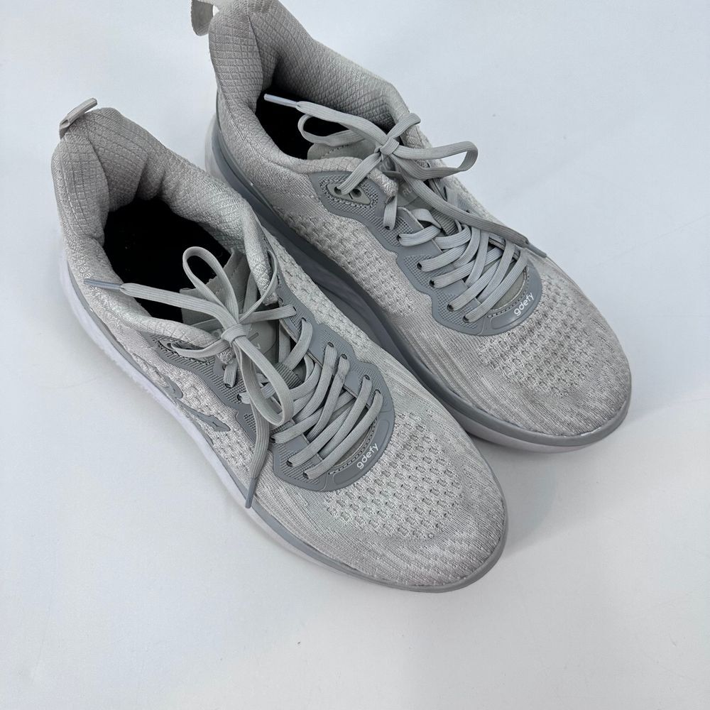 Gravity Defyer Gdefy XLR8 Running Shoes Women's Size 10.5 White Gray TB9034FGW-M - Picture 2 of 7